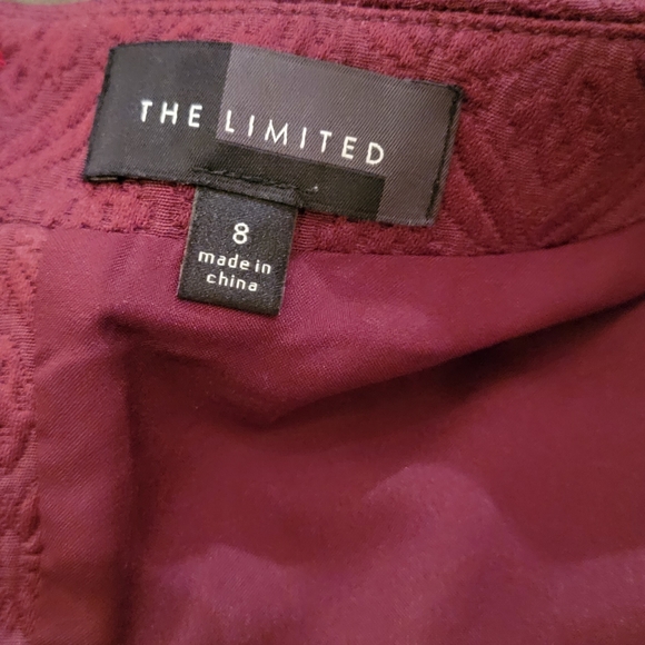 The Limited Maroon Textured Sheath Dress - Picture 5 of 7